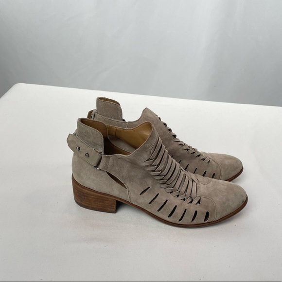 Sam Edelman Pierson Woven‎ Cutout Booties in Putty Size 8.5 - Picture 6 of 9